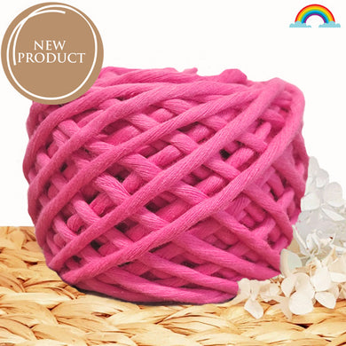 Lil' Luxe Cloud 9 Macrame Cotton - 4mm Hot Pink