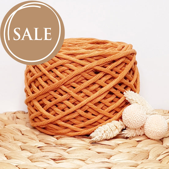 Recycled Luxe Macrame Cotton - 3mm Caramel