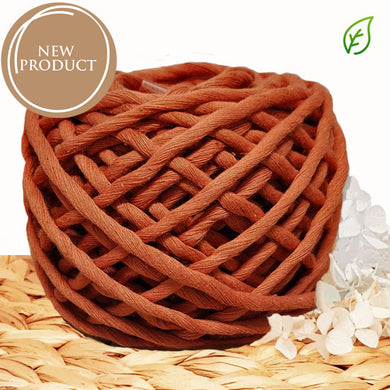 Lil' Luxe Cloud 9 Macrame Cotton - 4mm Red Earth