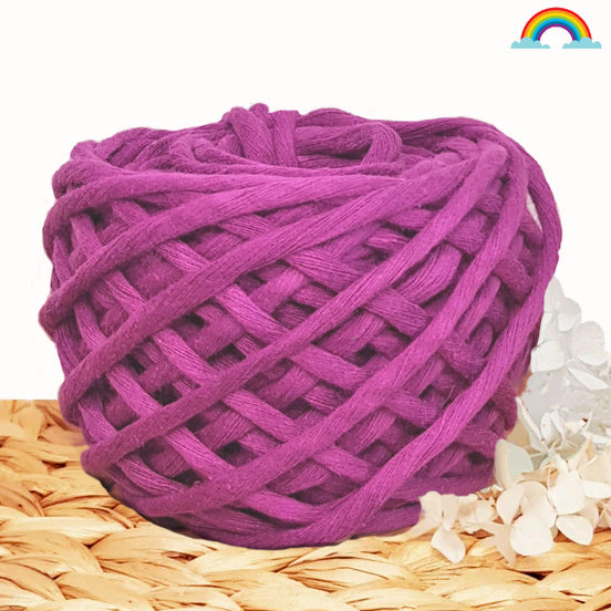 Lil' Luxe Cloud 9 Macrame Cotton - 4mm Rich Orchid