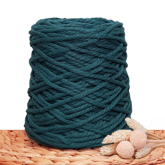 5mm Mallard - Recycled Cotton 3ply Macrame Cord