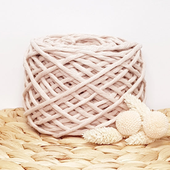 Lil' Luxe Recycled Cotton - 3mm Bisque - 40 metres