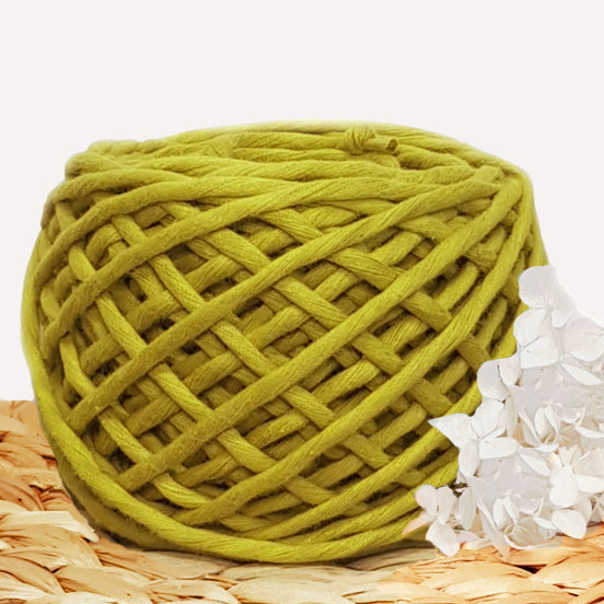 Lil' Luxe Cloud 9 Macrame Cotton - 4mm Mango Mint