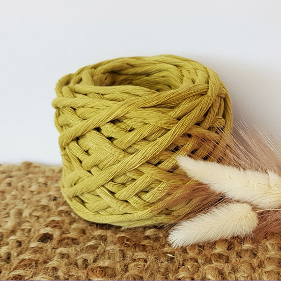 Lil' Luxe Recycled Cotton - 5mm Antique Gold - 25 metres