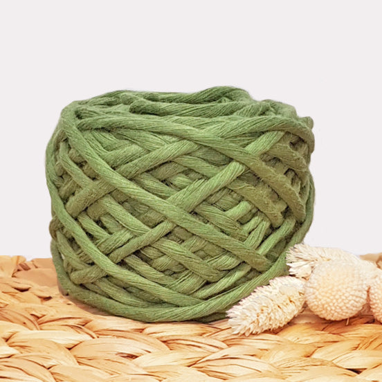 Lil' Luxe De Luxe Macrame Cotton - 5mm Avocado - 25 metres