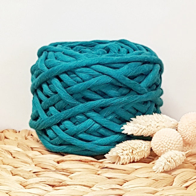 Lil' Luxe Cotton - 5mm Harbour Blue - 25 metres
