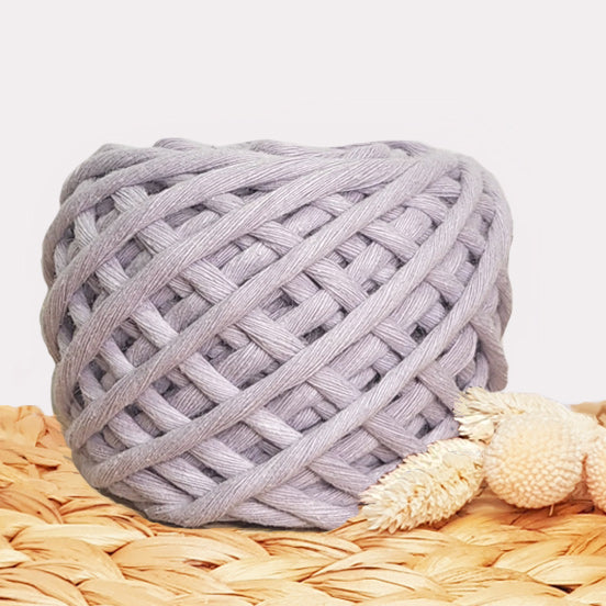 Lil' Luxe Recycled Cotton - 5mm Iced Lilac - 25 metres