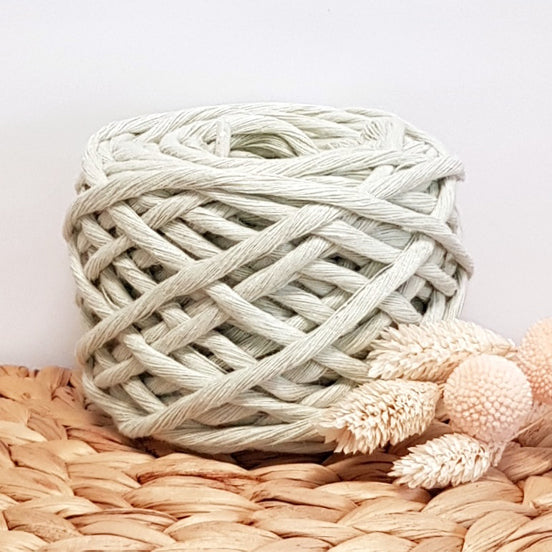Lil' Luxe Recycled Cotton - 5mm Peppermint - 25 metres