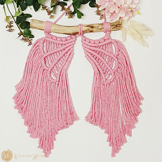 DIY Macrame Kit - Angel Wings Wall Hanging