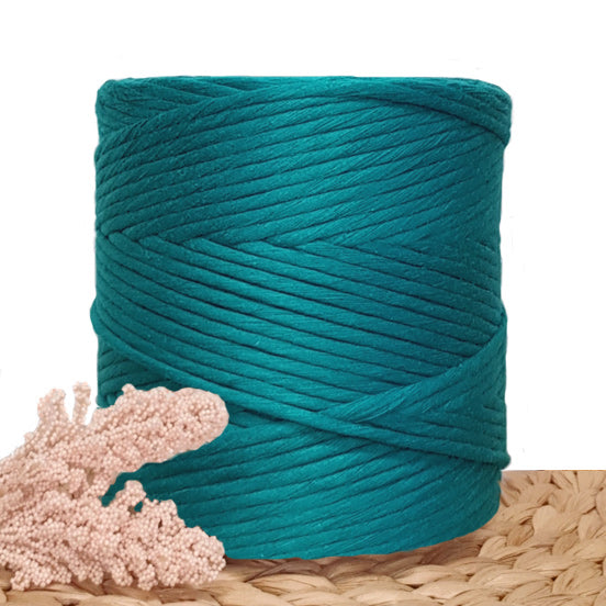 5mm Harbour Blue De Luxe Single Ply Macrame String