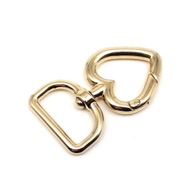 Heart Shaped Straight Swivel Clasp/Key Ring