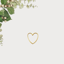 Heart Shape Metal Macrame Frames - Brass Coloured - Small