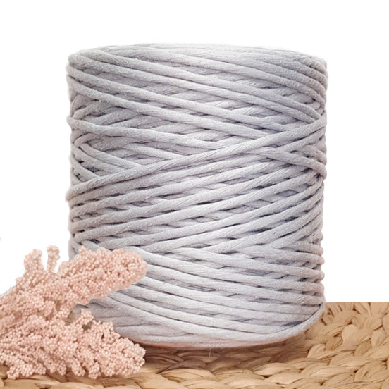 Light Grey De Luxe 5mm Single Ply Macrame String - 1kg