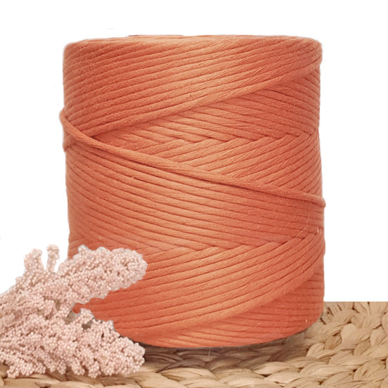 Orange Rust De Luxe 5mm Single Ply Macrame String - 1kg