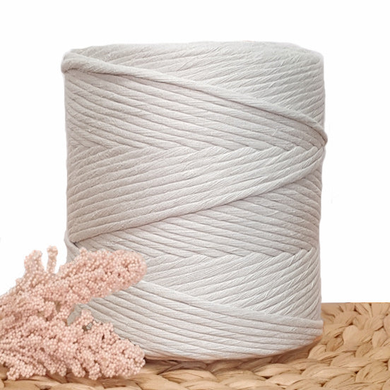 5mm Oyster De Luxe Single Ply Macrame String - 1kg