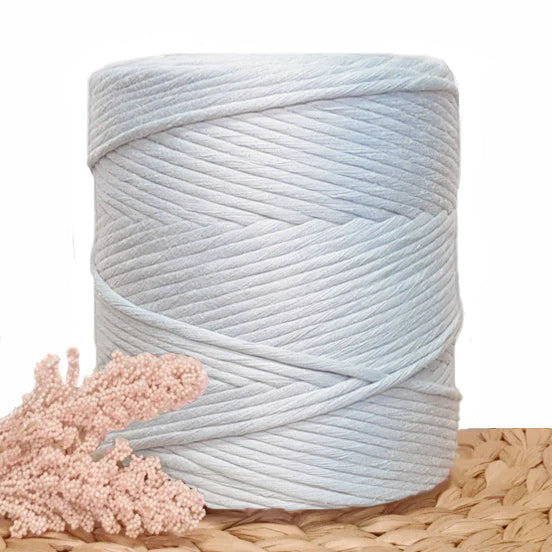 5mm Pearl Blue De Luxe Single Ply Macrame String - 1kg