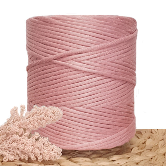 5mm Rose De Luxe Single Ply Macrame String