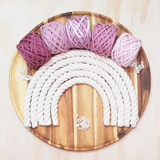 Macrame Rainbow Makers Bundle - Rose