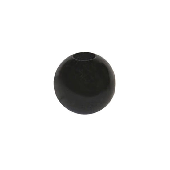 Wooden Bead - Round Black 30mm Pack of 2