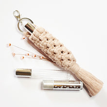 DIY Kit - Macrame Scent, Essential Oil Roller or Lip Balm Holder - Perfect Pastels