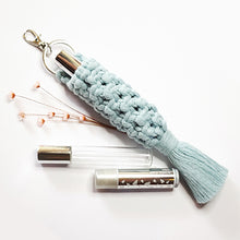 DIY Kit - Macrame Scent, Essential Oil Roller or Lip Balm Holder - Perfect Pastels