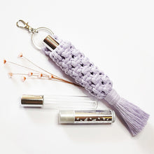 DIY Kit - Macrame Scent, Essential Oil Roller or Lip Balm Holder - Perfect Pastels