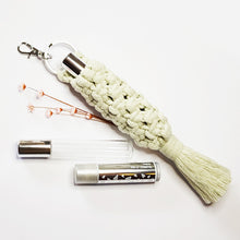 DIY Kit - Macrame Scent, Essential Oil Roller or Lip Balm Holder - Perfect Pastels