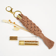 DIY Kit - Macrame Scent, Essential Oil Roller or Lip Balm Holder -Earth