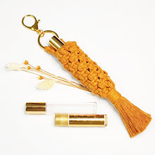 DIY Kit - Macrame Scent, Essential Oil Roller or Lip Balm Holder - Ochre