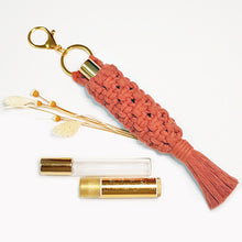 DIY Kit - Macrame Scent, Essential Oil Roller or Lip Balm Holder - Terracotta