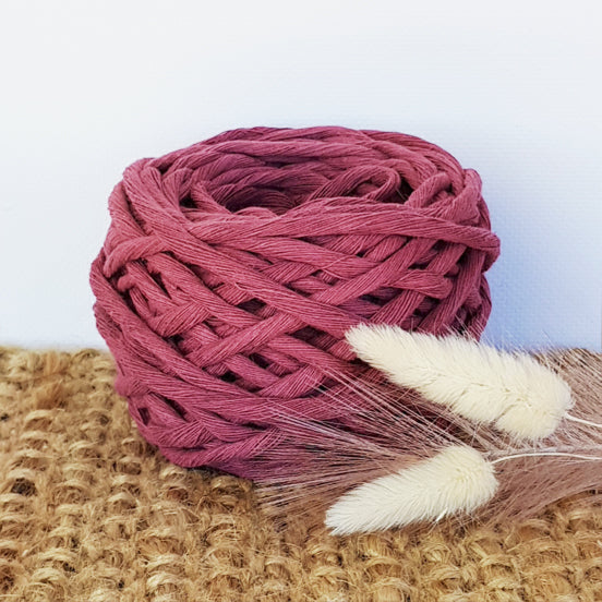 Lil' Luxe Recycled Cotton - 5mm Wilted Rose - 25 metres