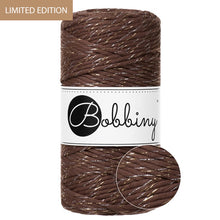 Bobbiny 3mm Macrame Cord – Shiny Chocolate Brown – 100m