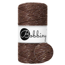 Bobbiny 3mm Macrame Cord – Shiny Chocolate Brown – 100m