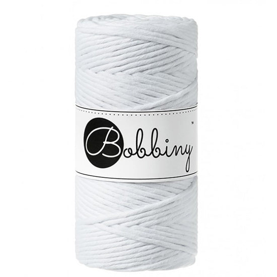 Bobbiny 3mm Macrame Cord – White – 100m