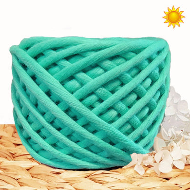 Lil' Luxe Cloud 9 Macrame Cotton - 4mm Deep Mint