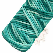 Lil' Luxe Hand Painted Macrame Cotton - 4mm Marine Green