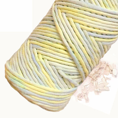 Lil' Luxe Hand Painted Macrame Cotton - 4mm Pine Lime