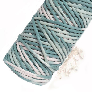 Lil' Luxe Hand Painted Macrame Cotton - 4mm River Green