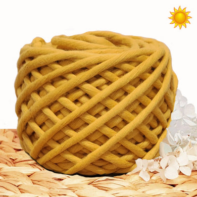 Lil' Luxe Cloud 9 Macrame Cotton - 4mm Mellow Marigold