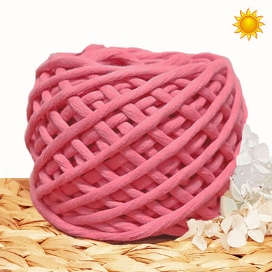 Lil' Luxe Cloud 9 Macrame Cotton - 4mm Pink Power