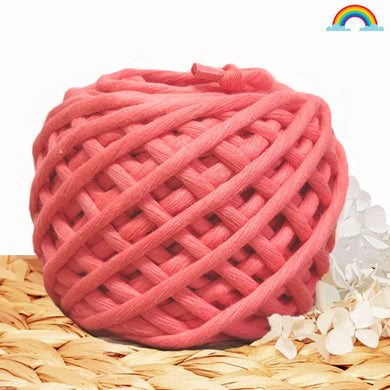 Lil' Luxe Cloud 9 Macrame Cotton - 4mm Wild Watermelon