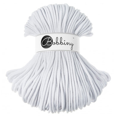 Bobbiny 5mm Premium Braided Cord – White – 100m