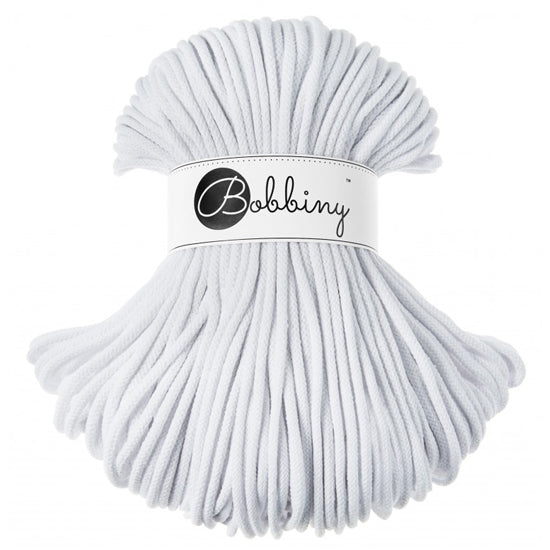 Bobbiny 5mm Premium Braided Cord – White – 100m