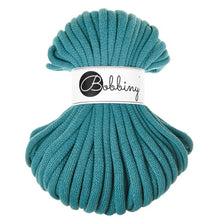Bobbiny 9mm Jumbo Braided Cord – Teal – 30m