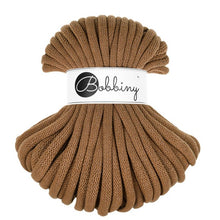Bobbiny 9mm Jumbo Braided Cord – Caramel – 30m