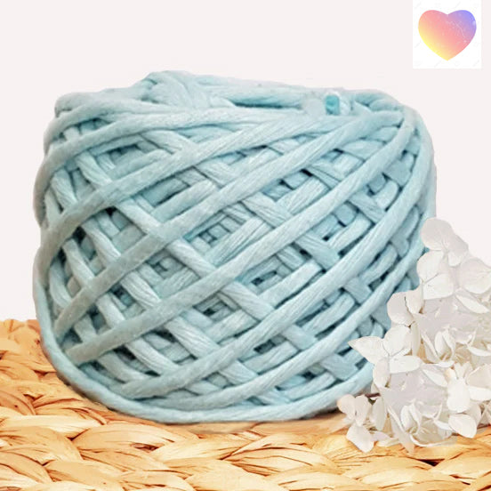 Lil' Luxe Cloud 9 Macrame Cotton - 4mm Blue Frost