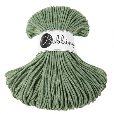 Bobbiny 3mm Junior Braided Cord – Eucalyptus Green