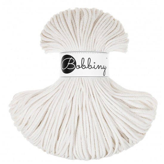 Bobbiny 3mm Junior Braided Cord – Off White