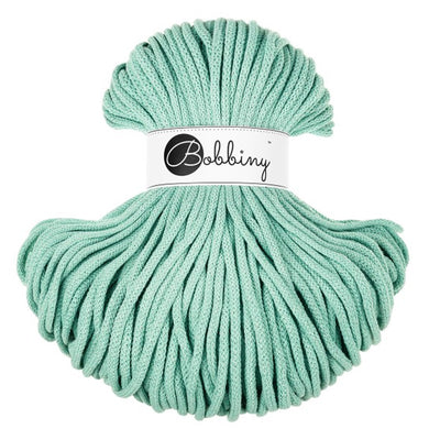 Bobbiny 5mm Premium Braided Cord – Jelly Mint - 100m