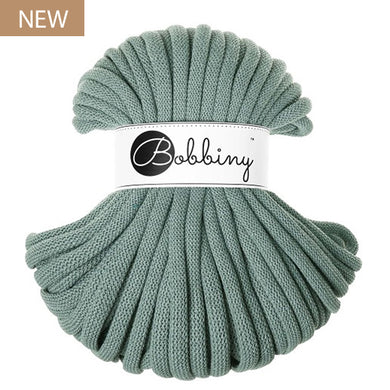 Bobbiny 9mm Jumbo Braided Cord – Laurel – 30m